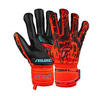 Воротарські рукавиці Reusch Attrakt Freegel Silver 5370135-3333, Жовтогарячий, Розмір (EU) — 9