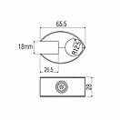 Джокер R7 Тримач скла односторонній 25 мм, фото 5