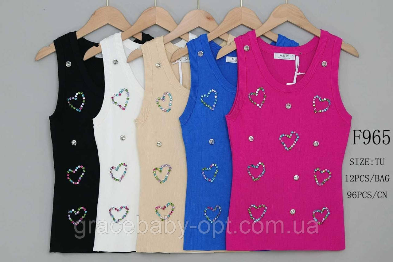 Майка жіноча оптом, S-XL pp., № Si-F965