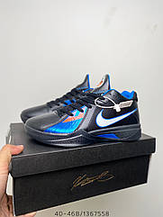 Чоловічі баскетбольні кросівки Nike Zoom KD III 3 OKC Away Black/White Blue-Team Orange