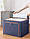 Органайзер для одягу Синій, складна коробка органайзер для зберігання речей 50х40х32см (коробка для вещей), фото 8