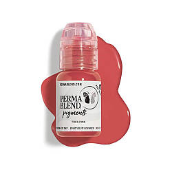 Пігмент Perma Blend Tres Pink для перманентного макіяжу, 15мл