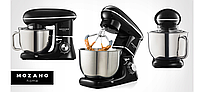 Профессиональный тестомес Mozano Kitchen Machine 2300 Вт чаша 6.2л Black КУЛИНАРНАЯ КНИГА В ПОДАРУНОК