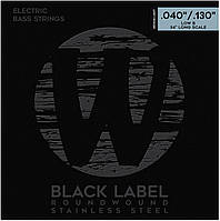 Струны для бас-гитары Warwick 40300 Black Label Medium Light 5-String (40-130)