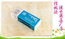Кардрідер USB2.0 (card reader/writer) 4 в 1 Banoiroox, фото 5