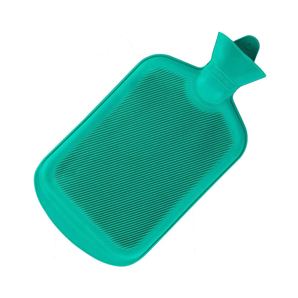 Грелка резиновая Зеленая 1.5Л водяная грелка для спины многоразовая | гумова багаторазова грілка (NS) - фото 4 - id-p1928404695