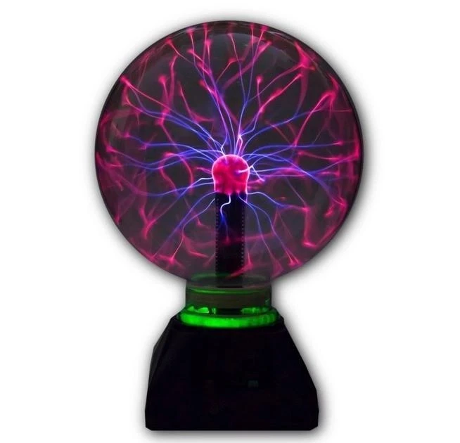 Плазменный шар Тесла Plasma Light Магический шар Молнии Ночник Светильник Электрический шар размер 8 - фото 1 - id-p1907956948