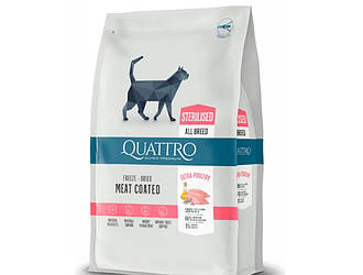 Quattro (Кваттро) Cat Sterilised Extra Poultry — Сухий корм для стерилізованих котів із птицею