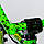 Велосипед BMX Stolen CREATURE  20.75"  toxic green splatter зелений, фото 4