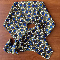 Шарф жіночий весна осінь тканина поліестер із відчуттям шовку принт абстракція розмір 140х15 см