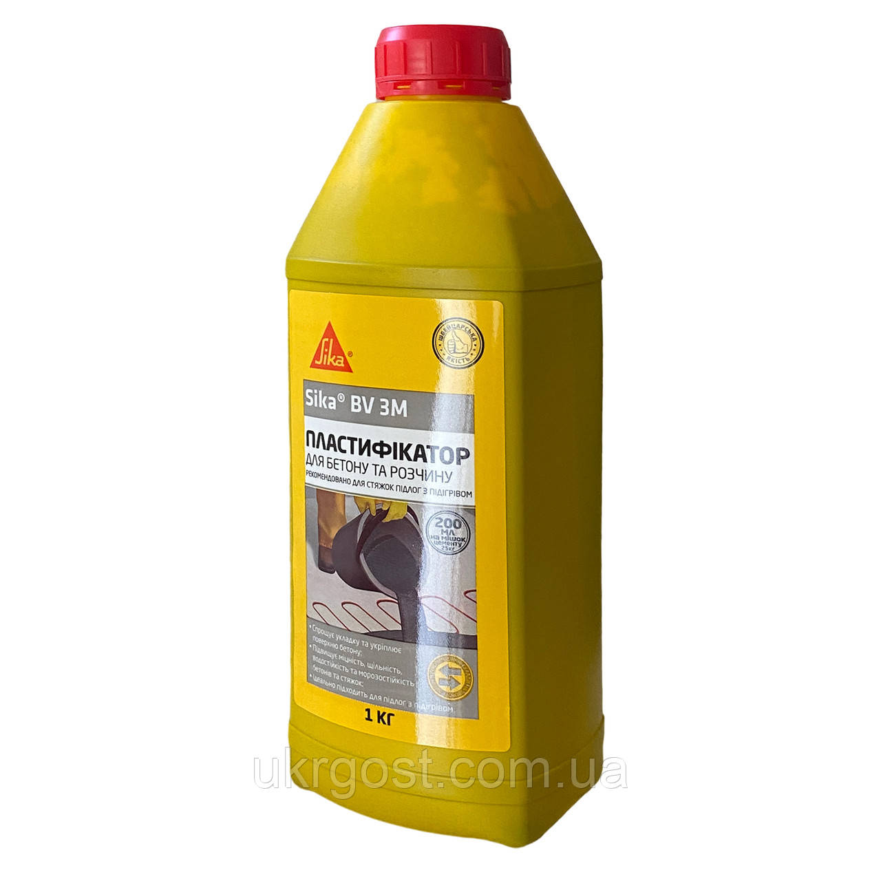 Sika BV 3M Пластификатор универсальный для теплых полов 1 кг (ID ...
