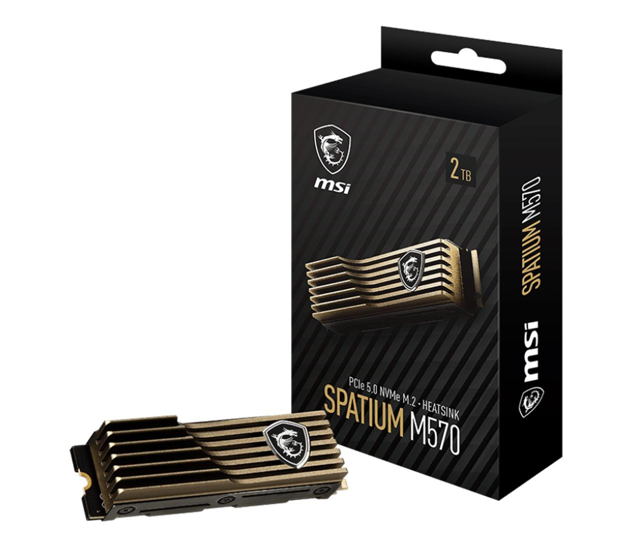 SSD накопичувач MSI Spatium M570 HS 2 TB (S78-440Q560-P83), фото 1