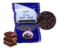 Гарячий віск для депіляції бікіні пахв у гранулах плівковий Konsung Beauty Hot Wax Chocolate шоколад 300 г