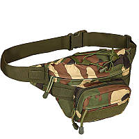 Сумка-бананка на пояс AOKALI Outdoor A29 Camouflage Green 16шт