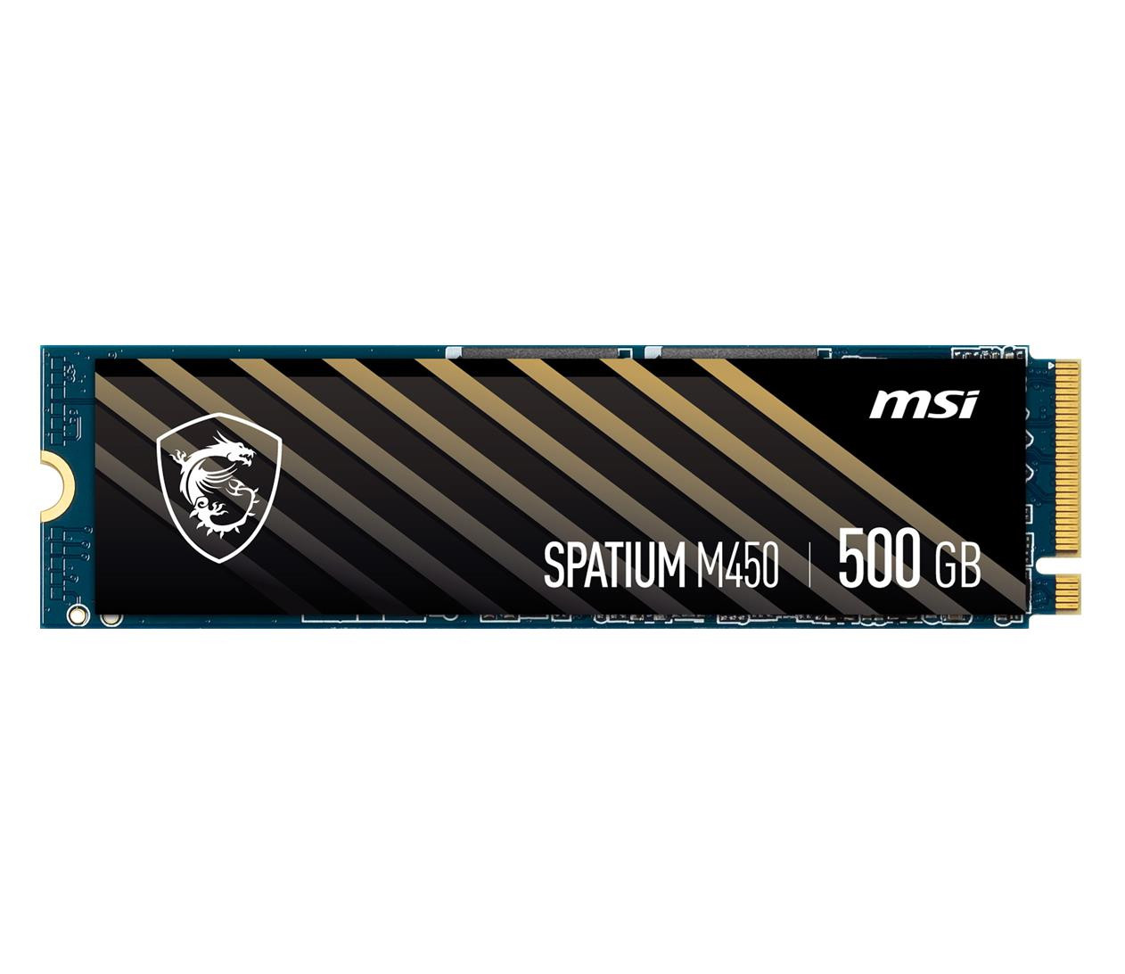 SSD накопичувач MSI Spatium M450 500 GB (S78-440K190-P83), фото 1