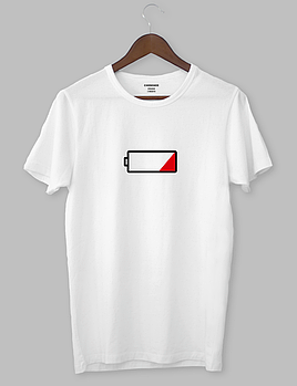 Футболка з прикольним дизайном «БАТАРЕЙКА»