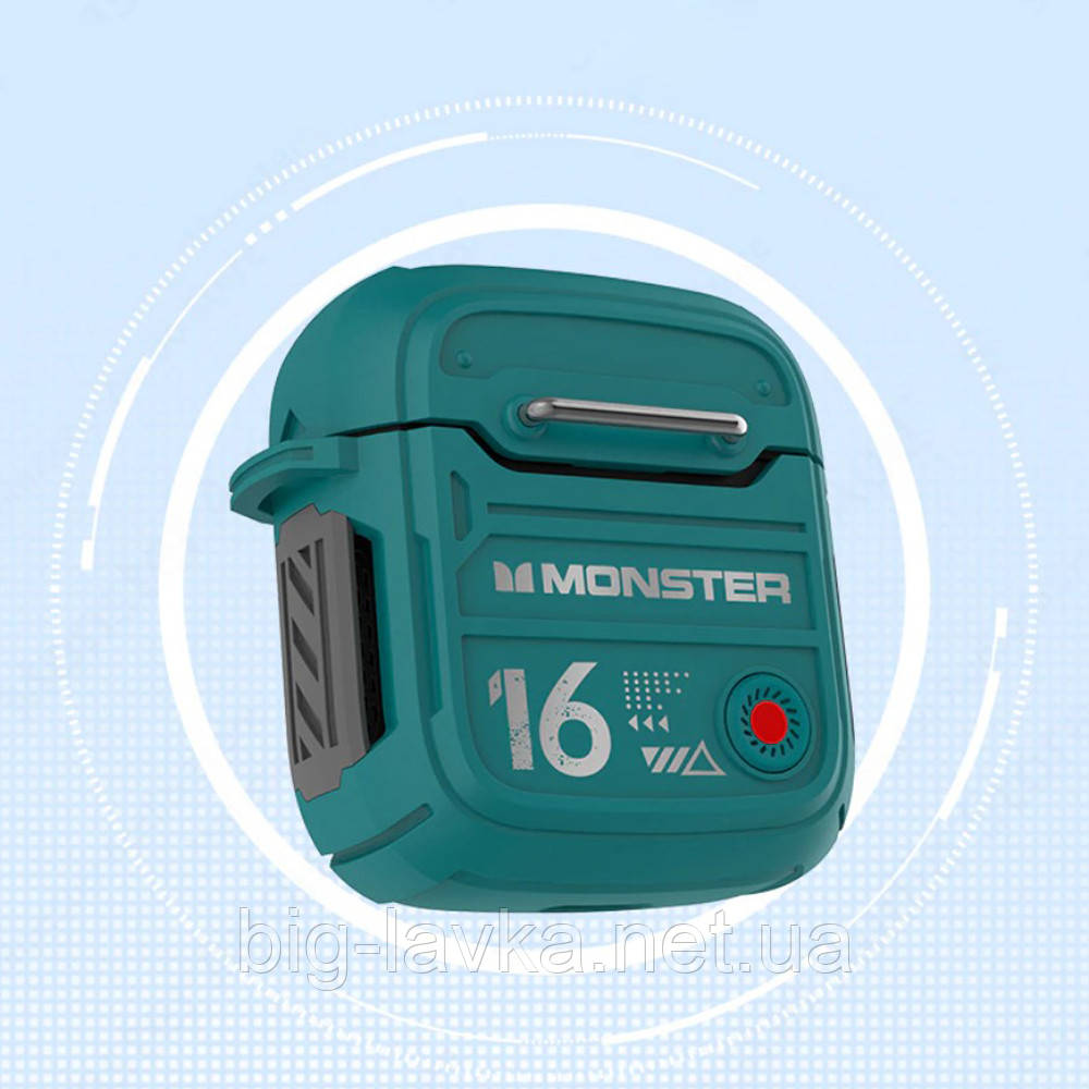 Ігрові Bluetooth-навушники Monster XKT16 Зелений, фото 1