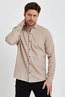 Джинсовая рубашка Trend Collection 18306 бежевый (VIZON) S