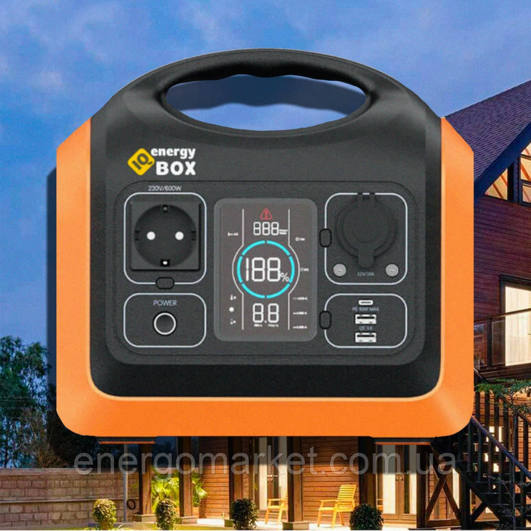 Портативна зарядна станція IQ Energy Box UPP600 600W/595Wh