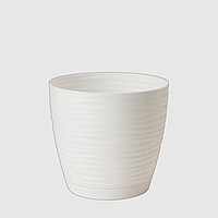 Вазон Сахара Петит 17 см з підставкою Білий