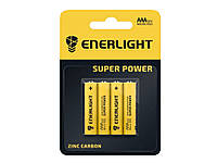 Батарейка ENERLIGHT Super Power AAA BLI 4 4 х AAA Желтый Хіт продажу!