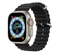 Ремешок силиконовый Primolux Ocean для часов Apple Watch 38 mm / 40 mm / 41 mm - Black