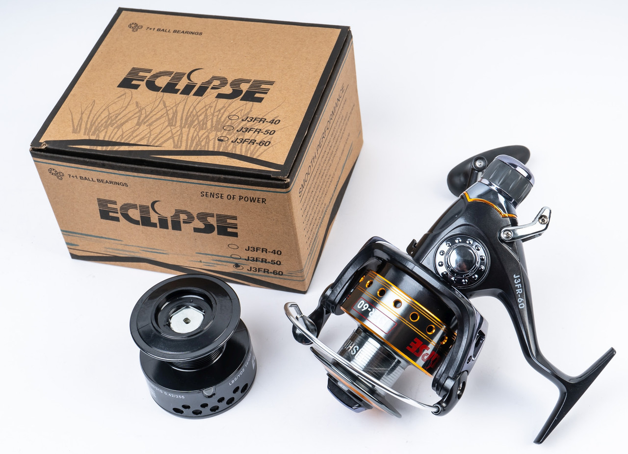Котушка коропова Eclipse J-3FR 4000 мет шпуля 7+1bb бейтранер, фото 1