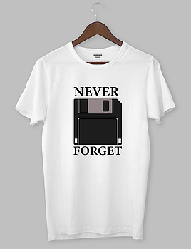 Футболка з прикольним дизайном «Дискета айті»