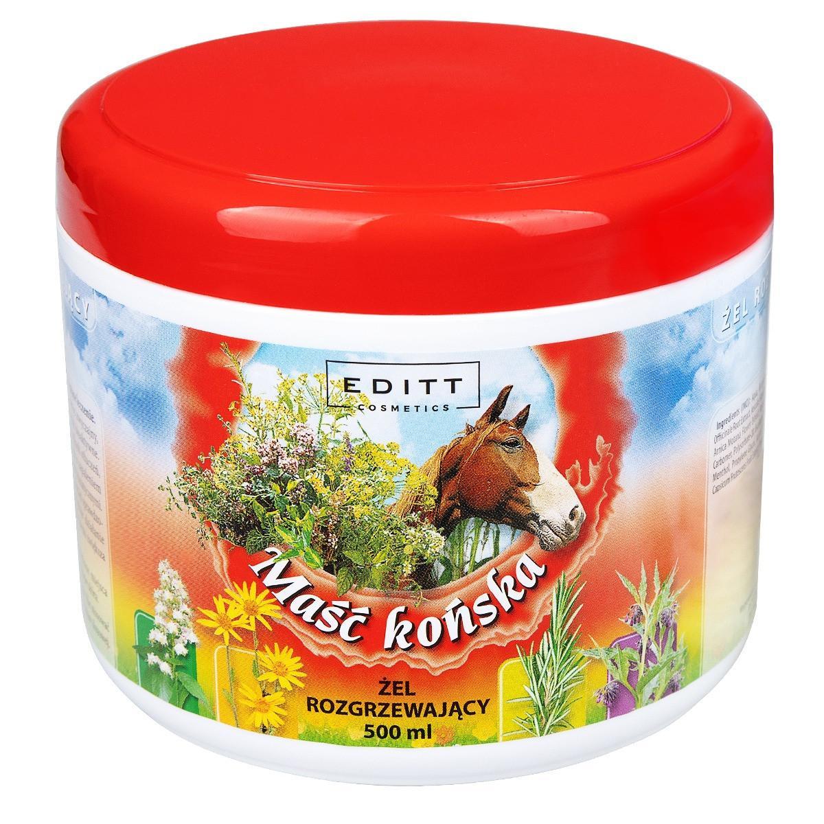 Купить Мазь конская согревающая 500 мл Editt Pol, цена 333.38 ₴ — Prom ...