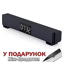 Саундбар Mifa K3 з годинником Bluetooth 5.0 бездротова колонка Чорний