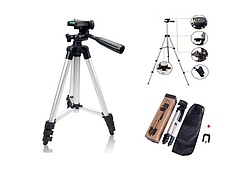 Штатив TriPod 3110 105см, Штатив для телефону і камери з пультом, Тринога для телефону і фотоапарата, Штатив для телефону і, фото 3