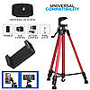 Штатив TriPod 3366 0.50-1.40м, Штатив для телефону і камери з пультом, Тринога для телефону і фотоапарата, фото 6