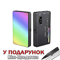 Светодиодная лампа для видеосъемки Andoer W140 RGB CRI95 2500K-9000K W140RGB Черный