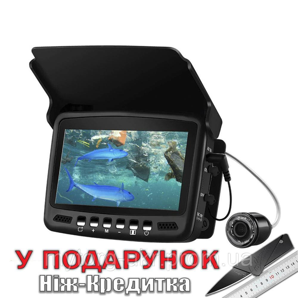 Ехолот підводна камера для риболовлі Eyoyo EF43A 20 м Чорний