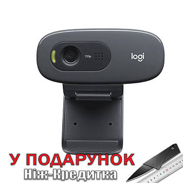 Веб-камера Logitech C270 HD 720P USB 2.0 для ПК та ноутбука C270 Чорний