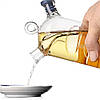 Пляшка для олії оцту Бокал для напоїв 2 в 1 320 мл 90 мл подвійна 320 мл 90 мл = 410 мл, фото 4
