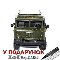 Модель военный грузовика WPL B24 GAZ66 1:16 сборная Зеленый