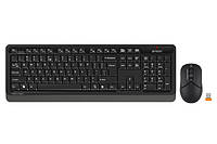 Комплект клавиатура и мышка беспроводной A4Tech FG1012S (Black)
