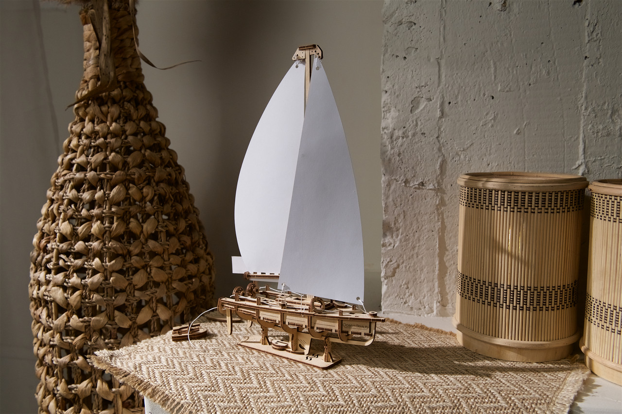 Механічний 3Д пазл Ukrainian Gears  Яхта Океанська Красуня, фото 1