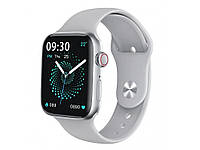 Смарт-годинник IWO HW22 для Android і iOS Bluetooth 5.2 + Металевий ремінець сріблястий Хіт продажу!