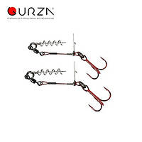 Оснащення Gurza Leader Stinger Rig ST-36 #2 (7&9 сm) Red 2pcs.