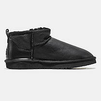 Зимові Черевики UGG Classic Ultra Mini Black / УГГ Класік Ультра Міні Чорні, фото 2
