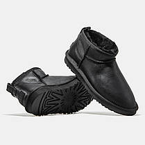 Зимові Черевики UGG Classic Ultra Mini Black / УГГ Класік Ультра Міні Чорні, фото 3
