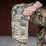 Тактичний костюм мультикам софтшел "Grifon Shark Tornado" (куртка+штани з наколінниками) осінній, фото 3