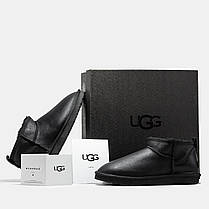 Зимові Черевики UGG Classic Ultra Mini Black / УГГ Класік Ультра Міні Чорні, фото 5