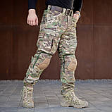 Тактичний костюм мультикам софтшел "Grifon Shark Tornado" (куртка+штани з наколінниками) осінній, фото 7