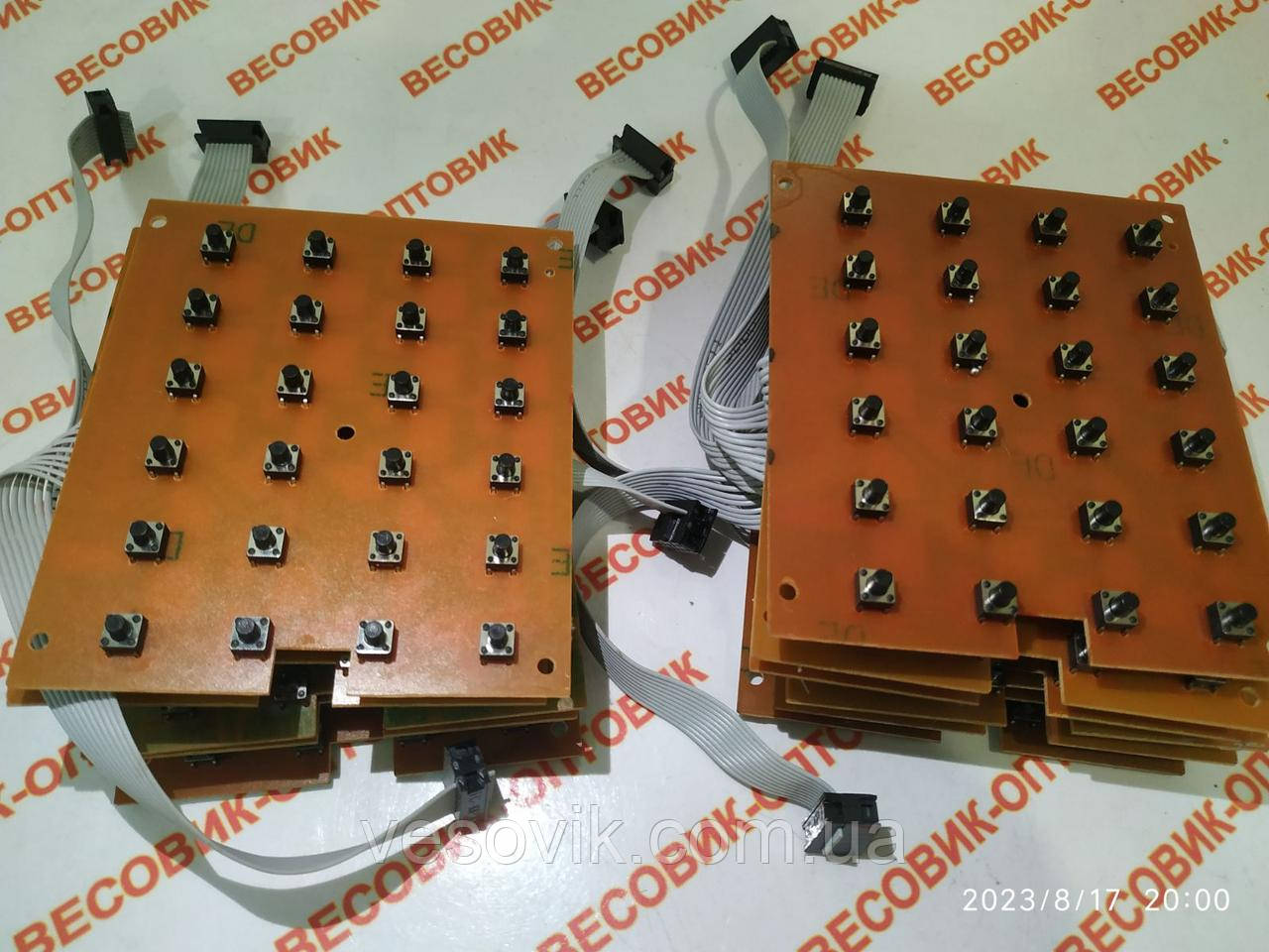 Кнопки LT-3334 для ваг Олімп, Опера 100-600 кг тощо. Розмір 94х110 мм, фото 1