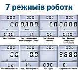 Розетка з лічильником електроенергії | енергометр ватметр побутовий Intertek KP-PMB09, фото 8
