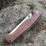 РОЗПРОДАЖ. Ніж складний Boda Best Knife, 440, дерево, фото 4