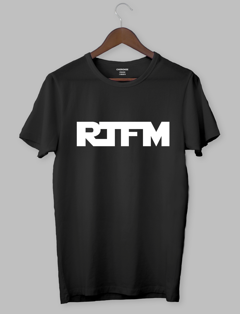 Футболка з прикольним дизайном «RTFM»